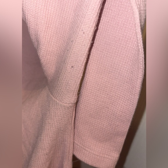 PINK Victoria's Secret Pink Waffle material Long Sleeve with Dog Logo - Picture 4 of 5